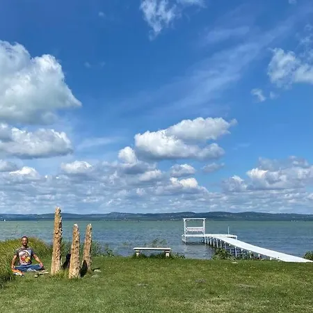Luxury Lakefront With Private Pier & Jacuzzi * Balatonoszod